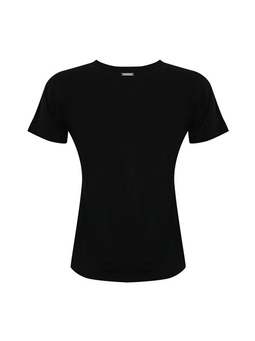T-shirt con rombi diamanti Nero NO SECRETS | 251NS066LIQUIRIZIA